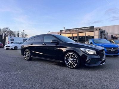 Used Mercedes CLA220 Shooting Brake AMG line 2019 Black Estate