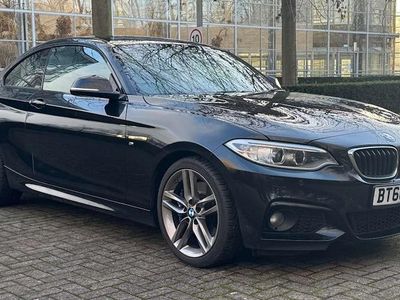 Black Used 2016 BMW 220 Sport Line Coupe | £8,790 (Fair price)