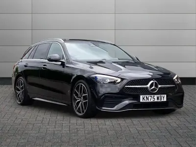 Used Mercedes C300e AMG Line Premium 278 HP (204 kW) 2025 Black Estate