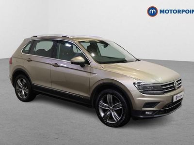 Used VW Tiguan SEL 2018 Beige SUV