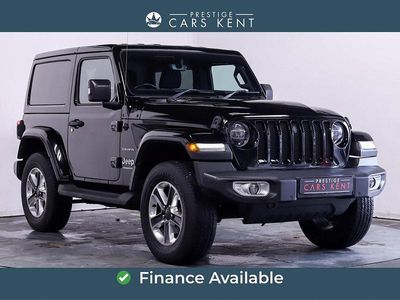 Black Used 2020 Jeep Wrangler Sahara SUV | £33,350 (Fair price)