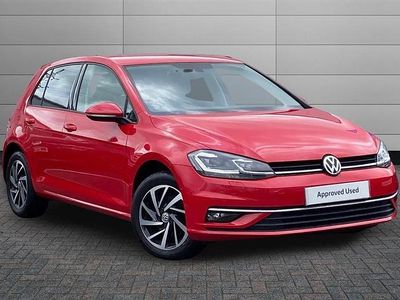 Second-hand VW Golf VII Edition 150 CP (110 kW) 2019 Roșu Hatchback