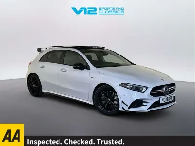 Used Mercedes A35 AMG Premium Plus 306 HP (225 kW) 2019 White Hatchback