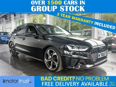 Used Audi A4 Black Edition 204 HP (150 kW) 2023 Black Estate