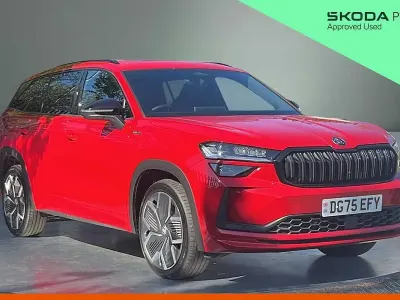 Used Skoda Kodiaq SportLine 193 HP (141 kW) 2025 Red SUV