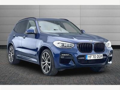 Used BMW X3 M Sport 265 HP (194 kW) 2020 Blue SUV