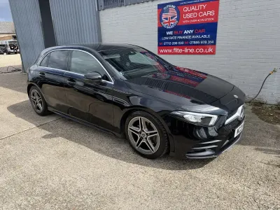 Used Mercedes A220 AMG line 190 HP (139 kW) 2021 Black Hatchback