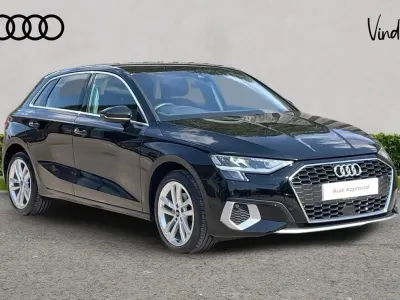 Used Audi A3 Sport 150 HP (110 kW) 2023 Black Sedan