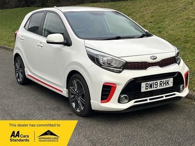 Used Kia Picanto GT-Line 83 HP (61 kW) 2019 White Hatchback