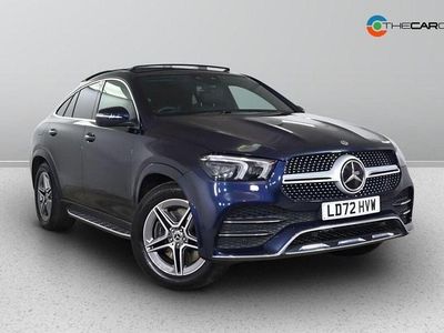 Blue Used 2022 Mercedes GLE400 AMG line Coupe | £56,975 (A bit pricey)