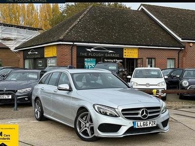 Silver Used 2016 Mercedes C250 AMG line Estate | £14,495 (Fair price)