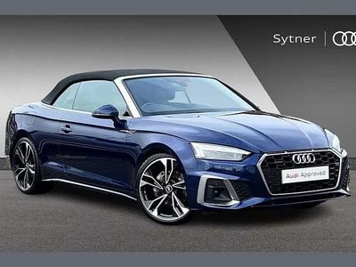 Used Audi A5 Cabriolet Comfort 200 HP (147 kW) 2021 Blue Cabriolet