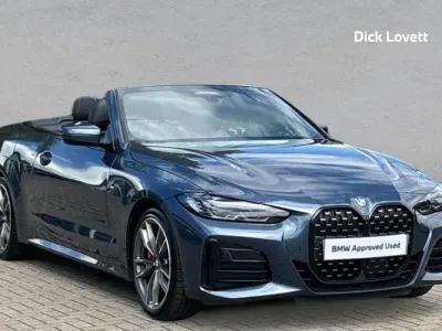 Used BMW M440 M Sport 369 HP (271 kW) 2022 Blue Sedan