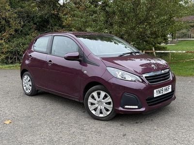 Purple Used 2019 Peugeot 108 Active Hatchback | £6,299 (Fair price)
