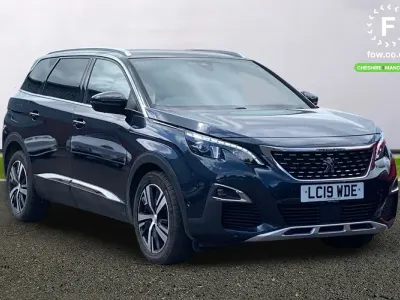 Used Peugeot 5008 GT-line 131 HP (96 kW) 2019 Blue SUV