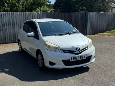 Used Toyota Vitz 2023 White Hatchback