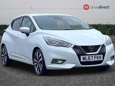 Used Nissan Micra Tekna 90 HP (66 kW) 2017 White Hatchback