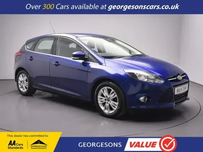 Used Ford Focus Titanium 2014 Blue Hatchback