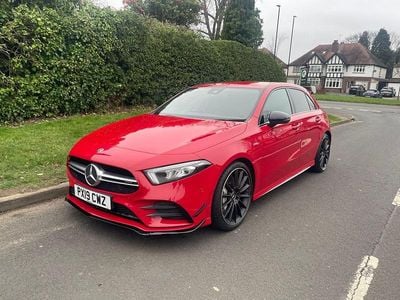 Used Mercedes A35 AMG Executive 306 HP (225 kW) 2019 Red Hatchback