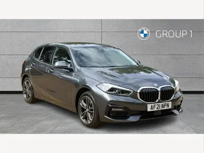 Used BMW 118 Sport Line 134 HP (98 kW) 2021 Grey Hatchback