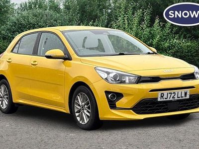 Used Kia Rio 101 HP (74 kW) 2022 Zest yellow Hatchback