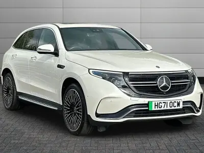 Used Mercedes EQC400 AMG Line Premium 300 kW (408 HP) 2022 White SUV