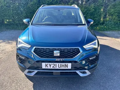 Begagnad Seat Ateca SE Technology 150 HK (110 kW) 2021 Blå SUV