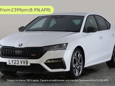 White Used 2023 Skoda Octavia vRS Hatchback | £22,592 (Fair price)
