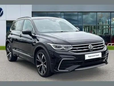Used VW Tiguan R-line 150 HP (110 kW) 2021 Black SUV