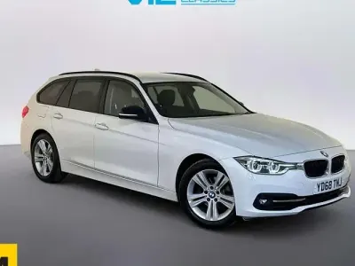 Used BMW 318 Sport Line 136 HP (100 kW) 2018 White Estate