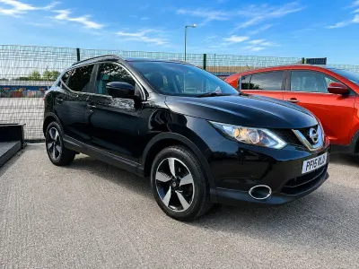 Used Nissan Qashqai N-TEC 110 HP (80 kW) 2015 Black SUV
