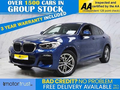 Used BMW X4 M Sport 190 HP (139 kW) 2020 Blue SUV