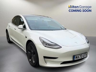 White Used 2020 Tesla Model 3 Standard Range Plus Sedan | £14,450 (Fair price)