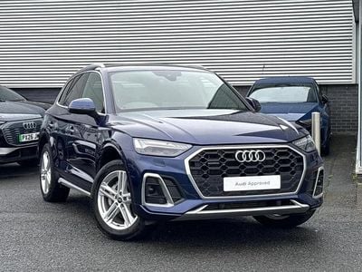 Used Audi Q5 S-Line 295 HP (216 kW) 2023 Blue SUV