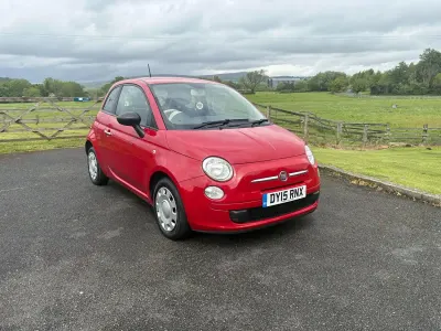 Used Fiat 500 Pop 69 HP (50 kW) 2015 Red Hatchback