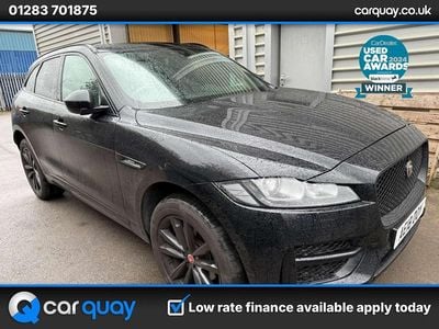 Black Used 2018 Jaguar F-Pace R-Sport SUV | £13,795 (Fair price)