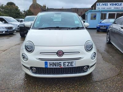 Used Fiat 500C Lounge 2016 White Cabriolet