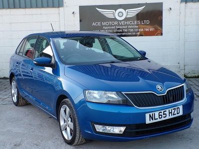 Used Skoda Rapid SE 115 HP (84 kW) 2015 Blue Hatchback