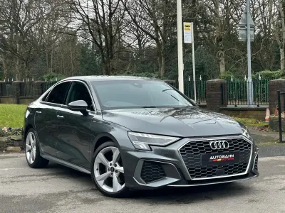 Used Audi A3 S-Line 110 HP (80 kW) 2021 Grey Sedan