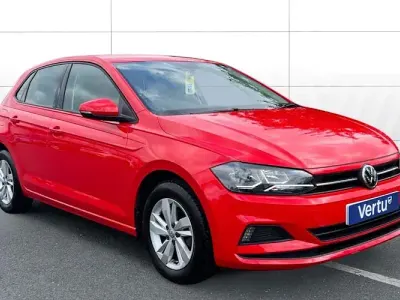 Used VW Polo SE 95 HP (69 kW) 2019 Red Hatchback