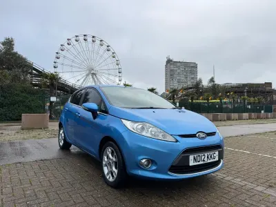 Used Ford Fiesta Zetec 2012 Blue Hatchback