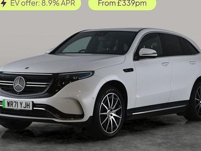 Used Mercedes EQC400 AMG line 300 kW (408 HP) 2022 White SUV