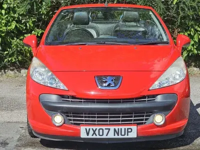 Used Peugeot 207 CC GTi 2007 Red Cabriolet