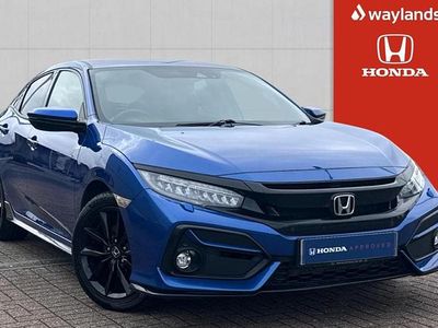 Used Honda Civic Sport 2019 Blue Hatchback