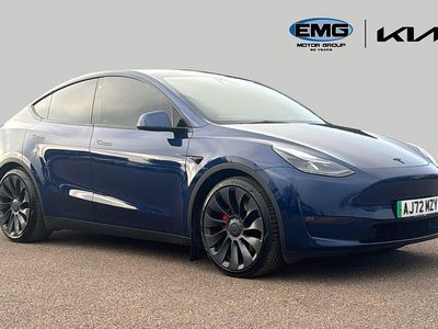 Used Tesla Model Y Performance 392 kW (534 HP) 2022 Blue SUV