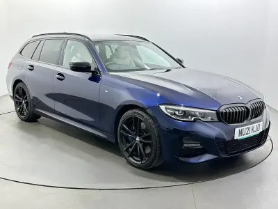 Used BMW 330e M Sport 292 HP (214 kW) 2021 Blue Estate