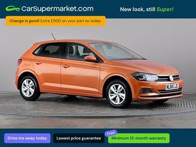 Used VW Polo SE 2018 Orange Hatchback