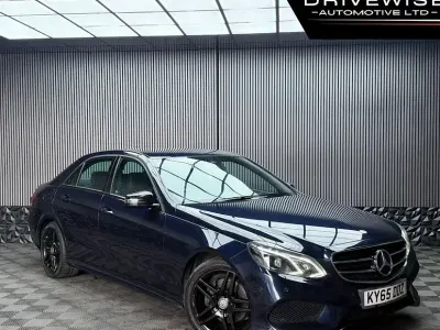 Used Mercedes E220 AMG 2016 Blue Sedan
