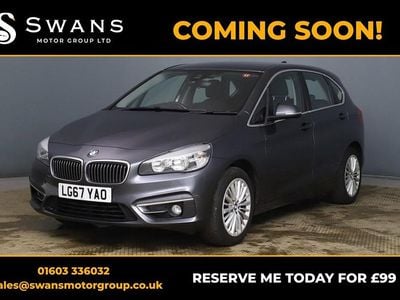 Grey Used 2017 BMW 218 Active Tourer Luxury Line MPV | £9,795