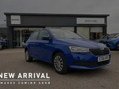 Used Skoda Fabia 58 HP (42 kW) 2020 Energy blue Hatchback